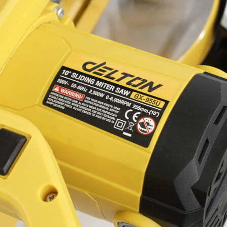 เครื่องเลื่อยองศา DELTON รุ่น GX-955U 10 นิ้ว 2,500 วัตต์_5